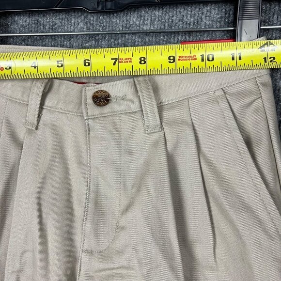 NEW IZOD‎ Boy's Pleated Trouser Pants Khaki SZ 8 - Picture 6 of 8